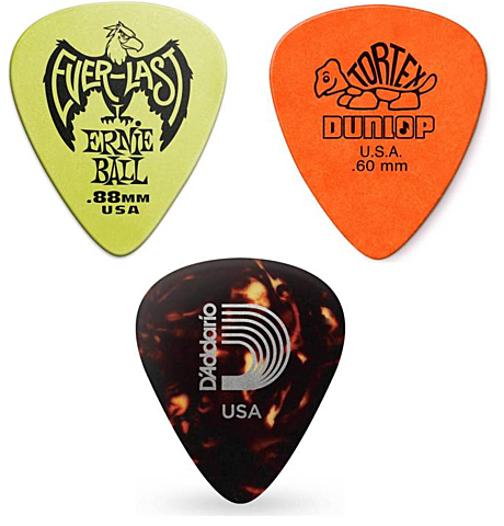  Медиатор 80 Dunlop, Ernie Ball, D`Addario