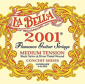LA BELLA 2001FM струны для классической гитары, среднее натяжение