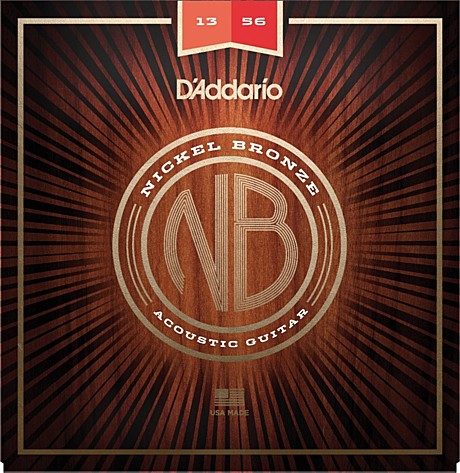 D`ADDARIO NB1356 Nickel Bronze струны для акустической гитары 13-56